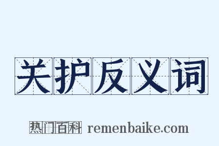 关护反义词是什么意思的图片